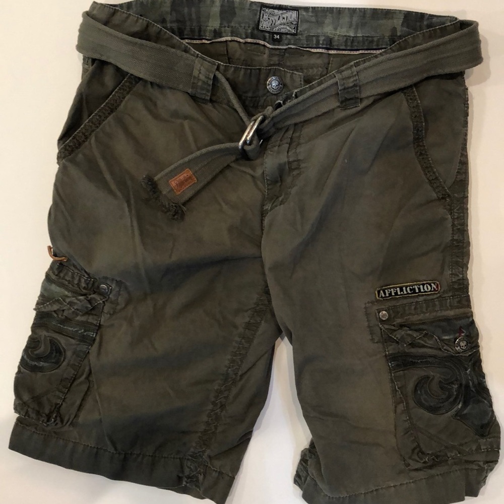 Cool AF Affliction Cargo with Matching Belt